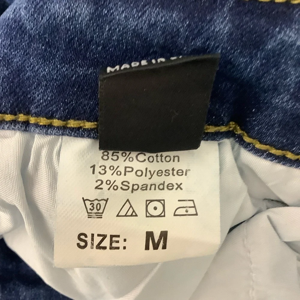 Shein Womens Size M (26x26) High Waisted Distressed Mom Jeans - Picture 4 of 8